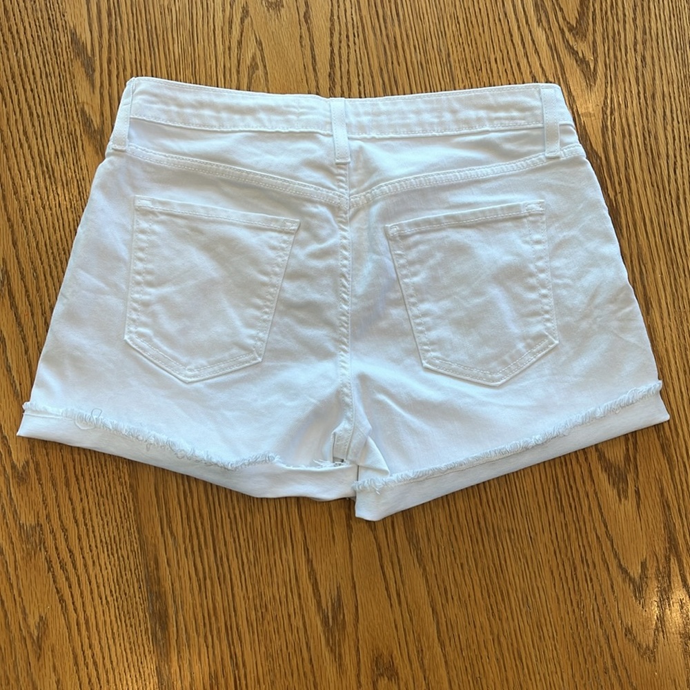 JUST BLACK Romeo Distressed Cuffed Frayed Denim Short - Picture 4 of 4